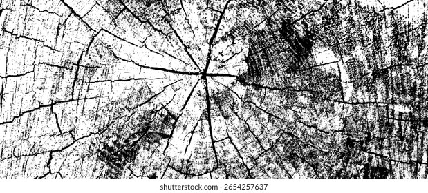 Wood grunge vector texture. Old wooden background. Aged illustration for cards, flyer, poster and cover design. Vintage textured template for design.