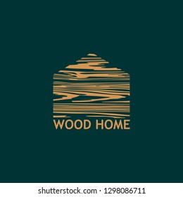 Wood home icon