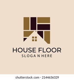 wood house logo template Vector illustration design