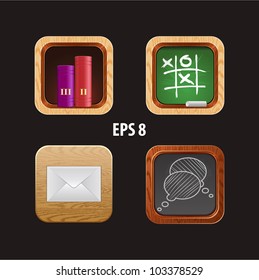 wood icon app