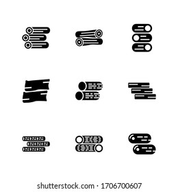 wood icon or logo isolated sign symbol vector illustration - Collection of high quality black style vector icons
