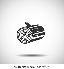 wood icon vector