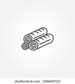 wood icon vector illustration logo template for many purpose. Isolated on white background.
