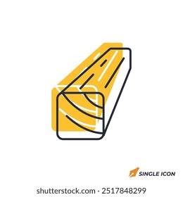 wood icon vector illustration. wood symbol isolated on white background