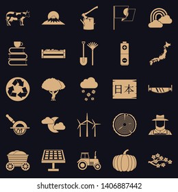 Wood icons set. Simple set of 25 wood vector icons for web for any design