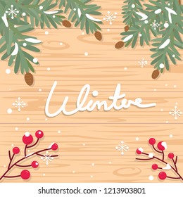 Wood And Leaf Winter