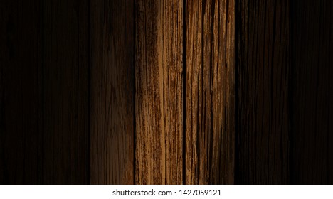 Wood and light on background