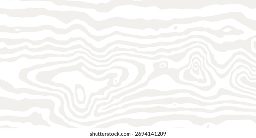 Wood linear texture, grey lines on white background, vector pattern