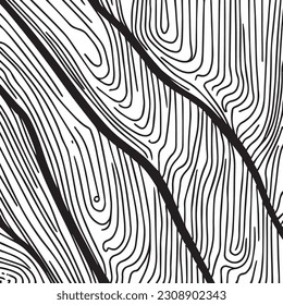 Textura de patrón de líneas de madera Dibujo ilustrativo eps10	