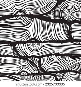 Wood lines pattern texture Illustration drawing eps10	
