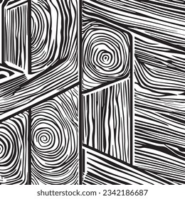 Wood lines pattern texture Illustration drawing eps10	

