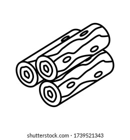 wood log 
icon design, flat style trendy collection