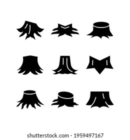wood log icon or logo isolated sign symbol vector illustration - Collection of high quality black style vector icons
