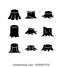 wood log icon or logo isolated sign symbol vector illustration - Collection of high quality black style vector icons
