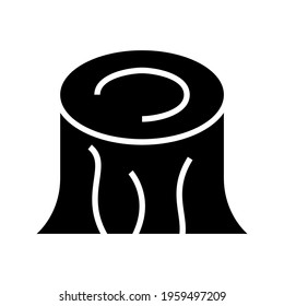 wood log icon or logo isolated sign symbol vector illustration - high quality black style vector icons
