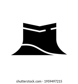 wood log icon or logo isolated sign symbol vector illustration - high quality black style vector icons
