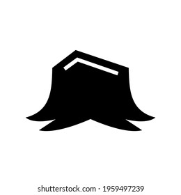 wood log icon or logo isolated sign symbol vector illustration - high quality black style vector icons
