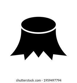 wood log icon or logo isolated sign symbol vector illustration - high quality black style vector icons
