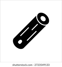 Signo de línea de icono de Vector de madera