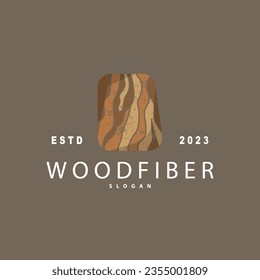 Wood Logo, Wood Fiber Bark Layer Vector, Tree Trunk Inspiration Illustration Design