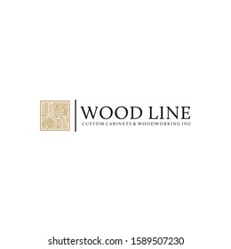 wood logo inspiration.modern design.vector illustration concept