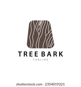 Wood Logo, Wood Layers And Natural Fibers Design, Carpenter Vector, Wood Tools