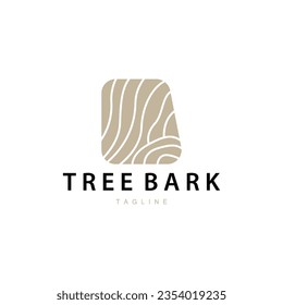 Wood Logo, Wood Layers And Natural Fibers Design, Carpenter Vector, Wood Tools