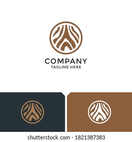 wood logo. logo suitable for your company