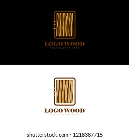 Wood logo vector