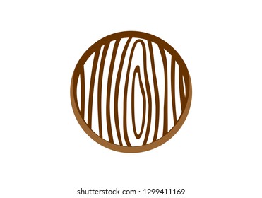 Wood logo vector
