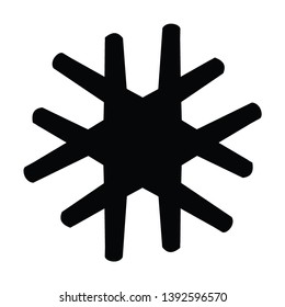 Wood logs icon. vector illustration