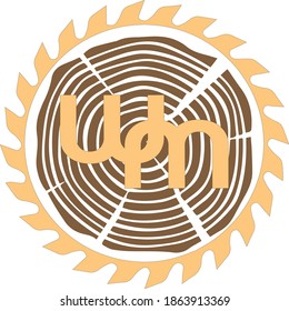 Wood makers carpentry logo sign