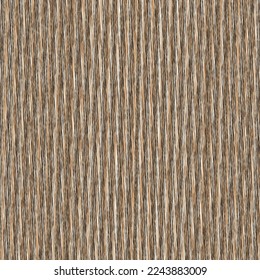 Wood material with ridges and striations. Structure inspired by nature. Brown textured background. Seamless pattern.