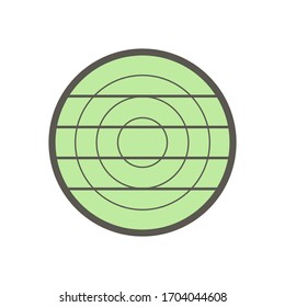 Wood material and sawmill industry vector icon design on white background.