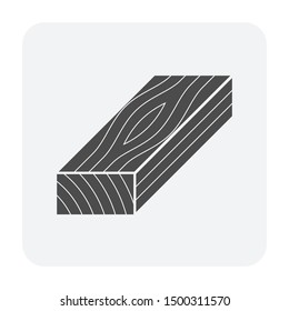Wood material vector icon design for woodworking concept design work.