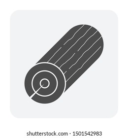 Wood material vector icon design for woodworking concept design work.