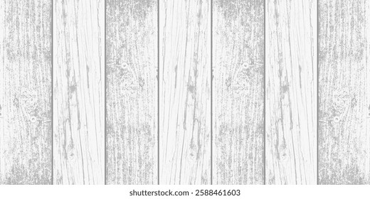 Wood old texture. Natural White Wooden Background for your web site design, logo, app, UI. Seven wooden vertical boards for your design. EPS10.