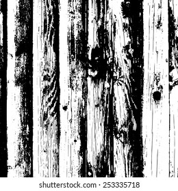 Wood panels texture. b&w