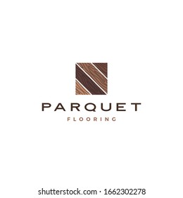wood parquet flooring vinyl hardwood granite tile logo vector icon illustration	
