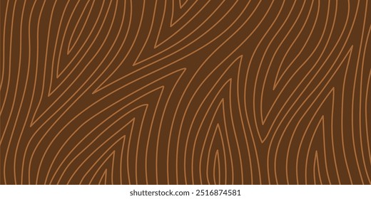 Fondo de patrón de madera. Patrón de madera sin fisuras. Fondo de línea de madera Abstractas. Vector Textura de madera. Fondo de línea ondulada.