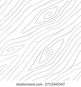 Wood Pattern Background. Wooden Seamless Texture. Wood Grain Texture. Seamless Wavy Pattern. Hand Drawn Wooden Background. Grey Abstract Background. 
