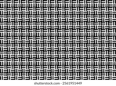 wood pattern, black and white wood block pattern vector or floor and wall tiles, paper, seamless block vector. architectural design, floor carpet texture,