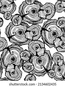 wood pattern , illustration design , black white texture