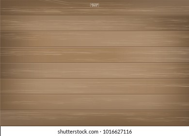 Wood pattern and texture for background. Vector illustration.