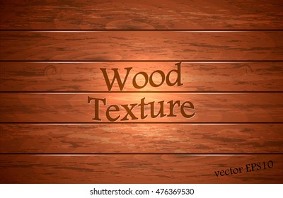 Wood plank background vector illustration. Wood texture