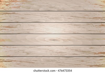 Wood plank background vector illustration. Wood texture