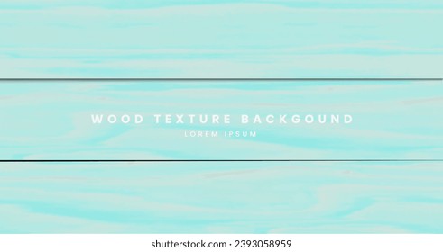 wood plank texture background vector with blue varnish color.