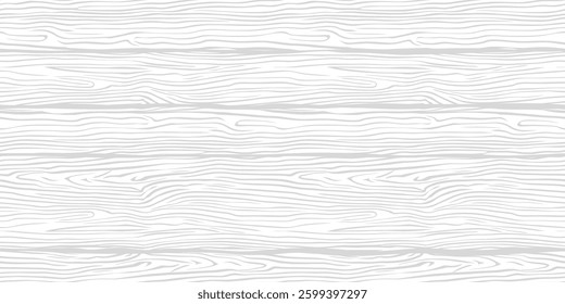Wood plank, wood texture, light gray background, seamless pattern, vector design