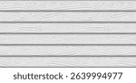 Wood plank wall, horizontal slats, wood texture seamless pattern, gray shades, vector design