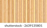 Wood plank wall, vertical slats, wood texture seamless pattern, different tones, vector design